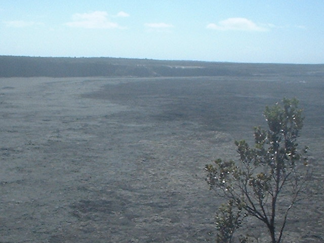 Barren lava wasteland